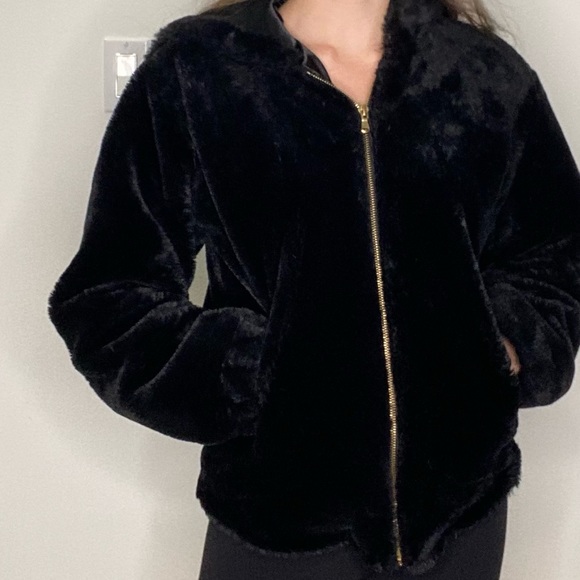 Faux fur jacket - Picture 4 of 5